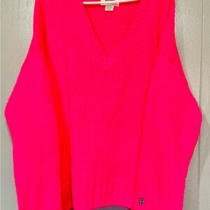Varsity Soft pink sweater size L